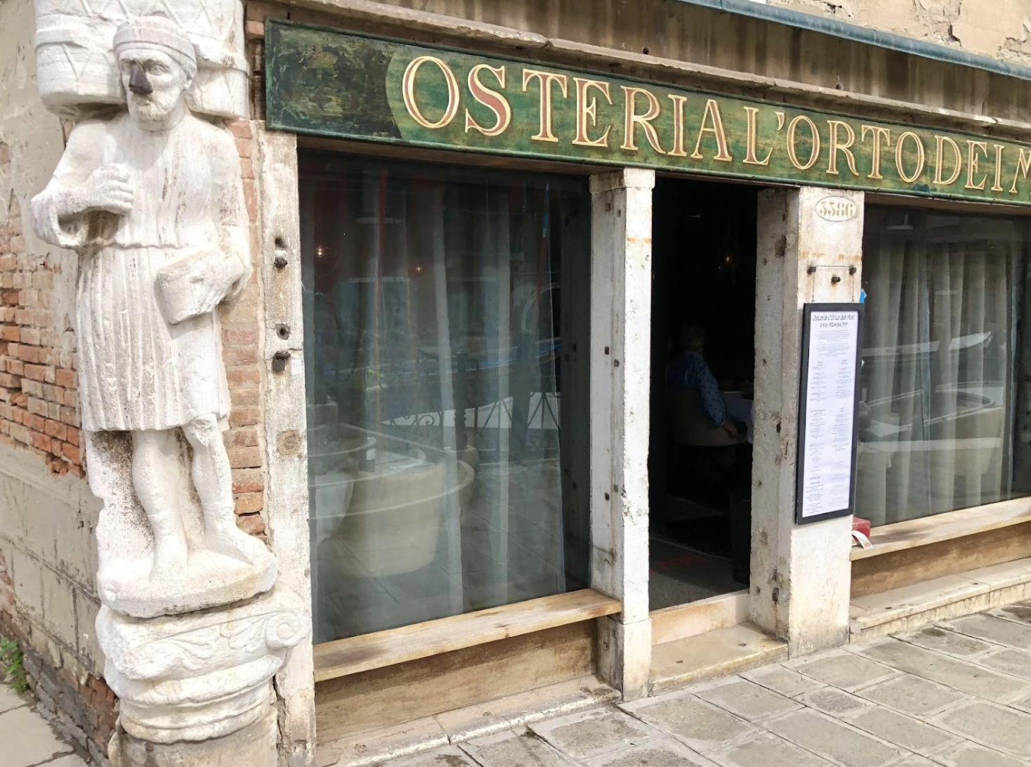 A charming osteria in Venice, Italy